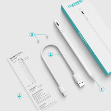 Metapen Pencil A8 for iPad - White