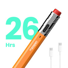 Metapen Pencil Air8 Pro X stylus for iPad - orange