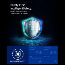 „Spigen Essential Qi2.2 25W 3in1 MagSafe“ magnetinis belaidis įkroviklis – juodas