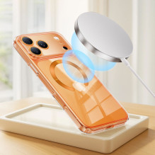 „Tech-Protect MMP-210 MagSafe“ 2 magnetinių žiedų pakuotė – oranžinė / juoda