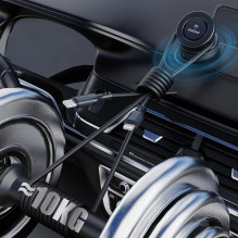 „Dudao F24MAX“ automobilio laikiklis su 15 W belaidžiu įkrovikliu, suderinamas su „MagSafe“, su automatiniu siurbtuku – 