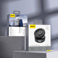 „Dudao F24MAX“ automobilio laikiklis su 15 W belaidžiu įkrovikliu, suderinamas su „MagSafe“, su automatiniu siurbtuku – 