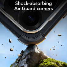 ESR Cyber Tough MagSafe dėklas, skirtas Samsung Galaxy S26 Ultra, su atrama, juodas