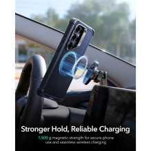 ESR Cyber Tough MagSafe dėklas su atramėle, skirtas Samsung Galaxy S26 Ultra - tamsiai mėlynas