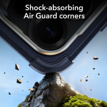 ESR Cyber Tough MagSafe dėklas su atramėle, skirtas Samsung Galaxy S26 Ultra - tamsiai mėlynas