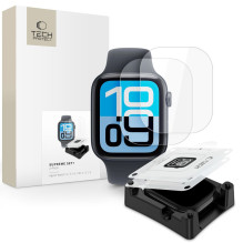 „Tech-Protect Supreme Set+“ 2 hidrogelio folijos rinkinys, skirtas „Apple Watch 40 mm“ laikrodžiui