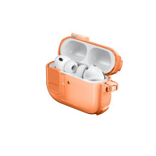 AmazingThing Titan Pro Mag Case Clear for AirPods Pro 3 - Orange