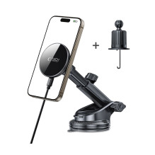 Tech-Protect mm15W-V10 Magnetic MagSafe Car Holder for Cockpit / Windshield / Air Vent - Black