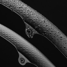 Wozinsky WBR-01 universal adjustable bicycle fender - black