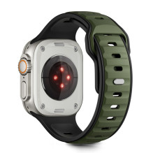 „Tech-Protect IconBand Line“ dirželis „Apple Watch 44 / 45 / 46 / 49 mm“ – juodas ir žalias