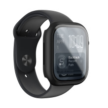 AmazingThing Radix Glass Screen Protector with Case for Apple Watch Series 11 42mm - Black