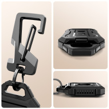 Tech-Protect Kevlar Pro Case for Apple AirTag 1 / 2 - Black