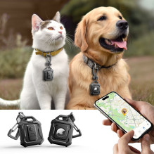 „Tech-Protect Kevlar Pro“ dėklas, skirtas „Apple AirTag 1 / 2“ – juodas