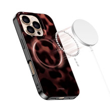 Tech-Protect Lamano MagSafe Case for iPhone 16 Pro Max - Black and Red