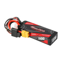 Lipo Gens Ace G-Tech 1100mAh 11.1V 3S1P 60C GRP-76 kieto korpuso baterija su XT60 kištuku Lipo Gens Ace G-Tech 1100mAh 11.1V 3S1P 60C GRP-76 kieto korpuso baterija su XT60 kištuku