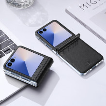 „Dux Ducis Bril“ dėklas, skirtas „Samsung Galaxy Z Flip 7“ – juodas „Dux Ducis Bril“ dėklas, skirtas „Samsung Galaxy Z Flip 7“ – juodas