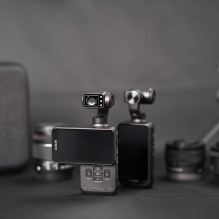 „Ordro Pocket M5“ 3 ašių stabilizatoriaus kamera, 5K, skirta vaizdo tinklaraščiams ir „YouTube“ – juoda