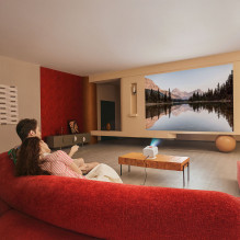 Yaber L2 Plus LCD FullHD 1080p Multimedia Projector with JBL Speakers - Beige