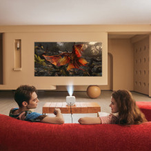 Yaber L2 Plus LCD FullHD 1080p Multimedia Projector with JBL Speakers - Beige