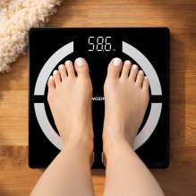 Wozinsky WIWL-30 Smart Bluetooth Bathroom Scale - Black