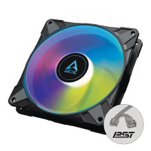 ARCTIC P14 PWM PST A-RGB case fan, 4-pin, 140mm, black