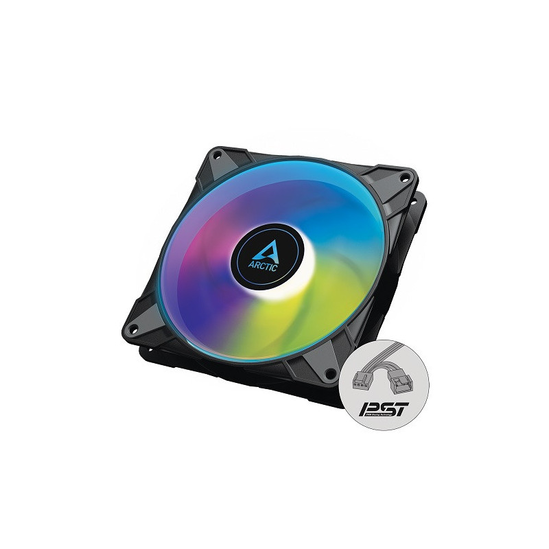 ARCTIC P14 PWM PST A-RGB case fan, 4-pin, 140mm, black