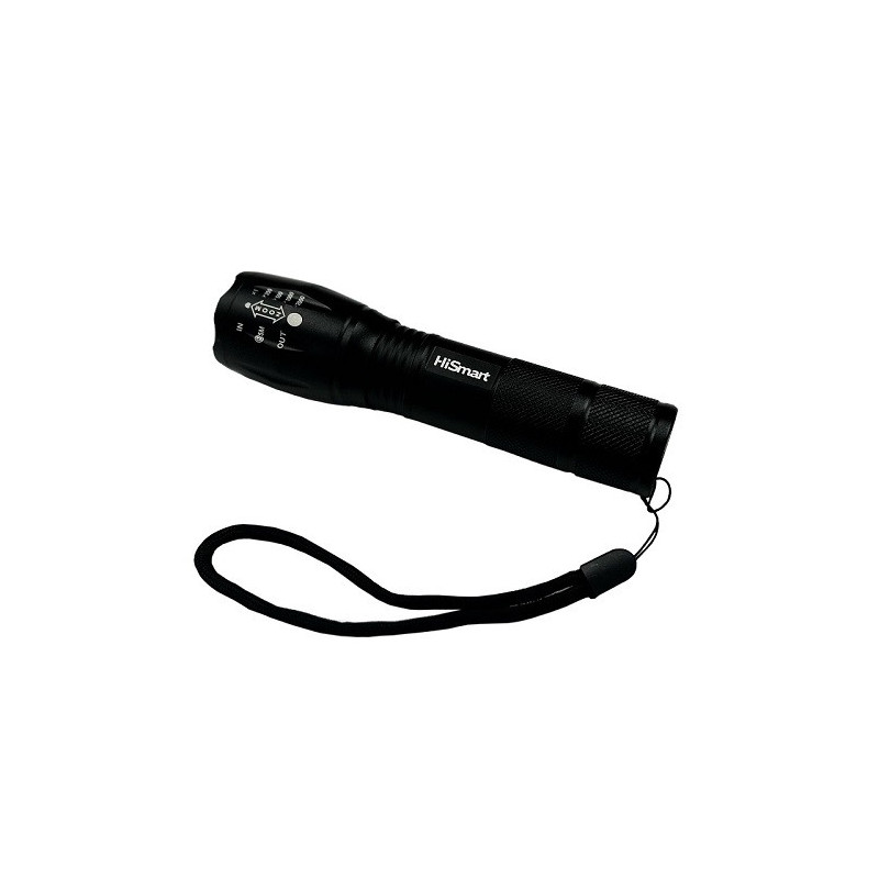 Handheld flashlight, 1000lm, 10W
