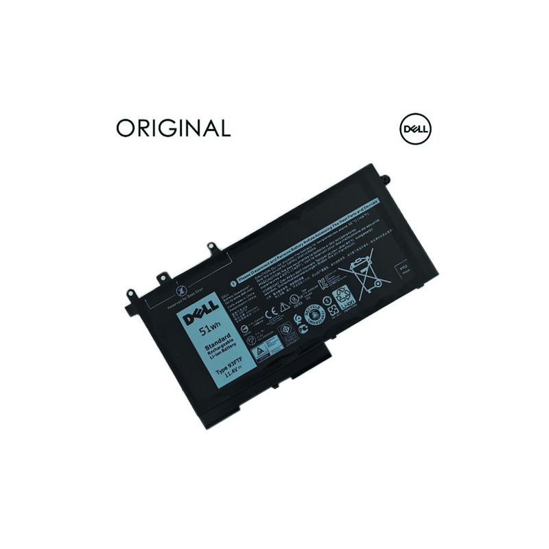 Nešiojamo kompiuterio baterija DELL D4CMT, 4254mAh, Original