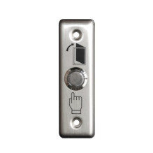 Exit button, stainless steel, recessed