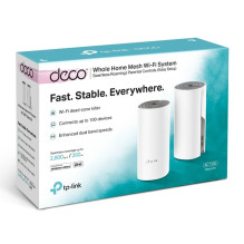 TP-LINK AC1200 namų WiFi Deco E4 (2 vnt. pakuotė)