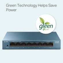 TP-LINK 8-Port 10 / 100 / 1000Mbps Desktop Switch