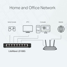 TP-LINK 8-Port 10 / 100 / 1000Mbps Desktop Switch