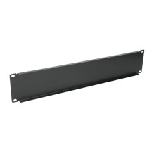 EXTRALINK 2U 19' Front Blank Panel for Cabinets, Black