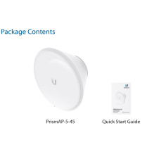 UBIQUITI airMAX® ac spindulio pločio sektoriaus izoliavimo antenos ragas, 45 laipsnių UBIQUITI airMAX® ac spindulio pločio sektoriaus izoliavimo antenos ragas, 45 laipsnių