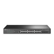 TP-LINK JetStream 24 prievadų gigabito L2+ valdomas komutatorius su 4 10GE SFP+ lizdais