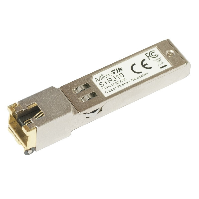 MIKROTIK SFP+ modulis įprastiems susuktos poros LAN kabeliams