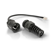 „QuWireless“ lauko IP68 RJ-45 lizdo adapteris, QuRJ45 „QuWireless“ lauko IP68 RJ-45 lizdo adapteris, QuRJ45