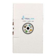 EXTRALINK CAT6 UTP (U / UTP) V2 vidinis susuktas laidas, 305M