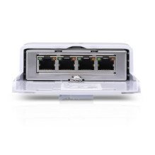 UBIQUITI lauko 4 prievadų PoE perėjimo komutatorius UBIQUITI lauko 4 prievadų PoE perėjimo komutatorius