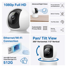 TP-LINK Pan/Tilt namų apsaugos kamera Tapo C202 TP-LINK Pan/Tilt namų apsaugos kamera Tapo C202