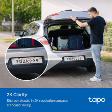 TP-LINK išmanioji belaidė vidaus / lauko apsaugos kamera Tapo C410