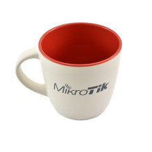 MIKROTIK Mug Beige / Red