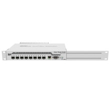 MIKROTIK stalinis komutatorius su vienu gigabito eterneto prievadu ir aštuoniais SFP+ 10 Gbps prievadais