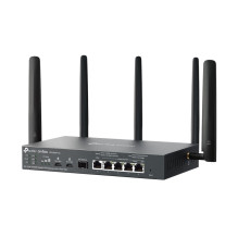 TP-LINK Omada 4G+ Cat6 AX3000 gigabito VPN šliuzas su 4 prievadų PoE+