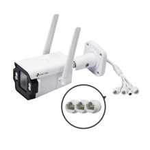 TP-LINK VIGI 4MP lauko spalvota 4G kulkinė tinklo kamera „InSight S345-4G“