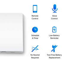 TP-LINK Smart Light Switch, 1-Gang 1-Way, Tapo S210 TP-LINK Smart Light Switch, 1-Gang 1-Way, Tapo S210