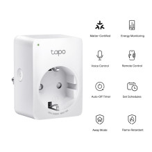TP-LINK Mini išmanusis „Wi-Fi“ kištukas, energijos stebėjimas (16A) TP-LINK Mini išmanusis „Wi-Fi“ kištukas, energijos stebėjimas (16A)