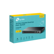 TP-Link 10 prievadų gigabito darbalaukio komutatorius su 8 prievadų PoE+