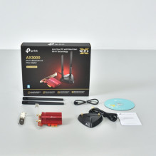 TP-LINK AX3000 „Wi-Fi 6 Bluetooth 5.0 PCIe“ adapteris TP-LINK AX3000 „Wi-Fi 6 Bluetooth 5.0 PCIe“ adapteris