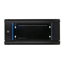 EXTRALINK 4U 600X600 SIENINĖ RACKMOUNT SPINTELĖ, JUODA